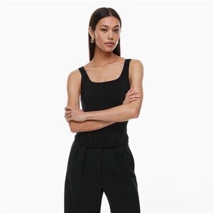Aritzia Babaton Sculpt Knit Bustier Top